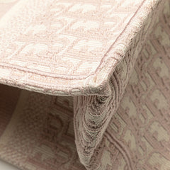 ディオール オブリーク ブックトート ミディアム トートバッグ ピンク キャンバス レディース Dior 【中古】