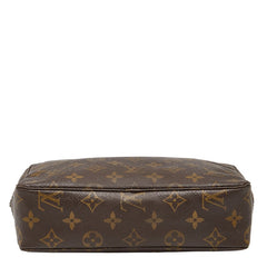 ルイ ヴィトン モノグラム トゥルース トワレット23 セカンドバッグ クラッチバッグ M47524 ブラウン PVC レディース LOUIS VUITTON 【中古】