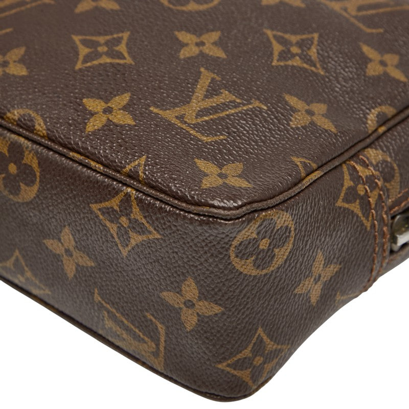 ルイ ヴィトン モノグラム トゥルース トワレット23 セカンドバッグ クラッチバッグ M47524 ブラウン PVC レディース LOUIS VUITTON 【中古】
