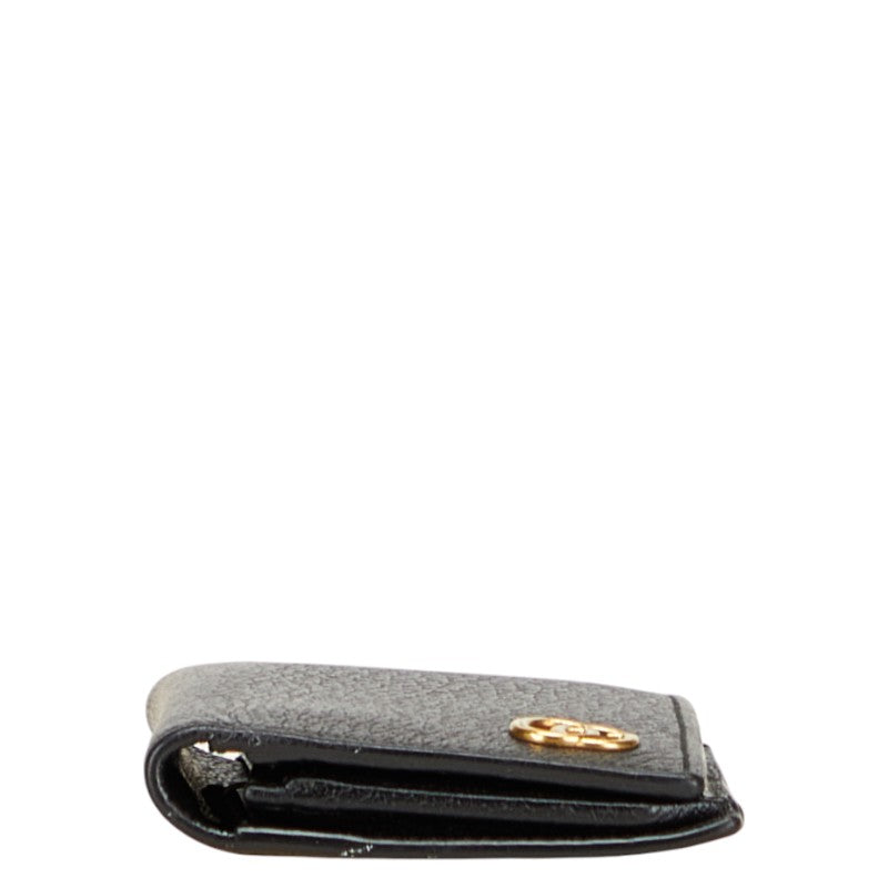 グッチ GGマーモント 長財布 428740 ブラック レザー レディース GUCCI 【中古】