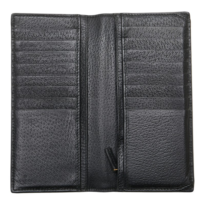 グッチ GGマーモント 長財布 428740 ブラック レザー レディース GUCCI 【中古】