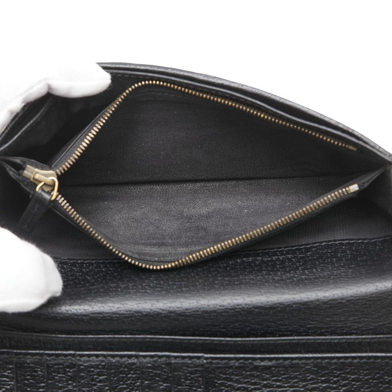 グッチ GGマーモント 長財布 428740 ブラック レザー レディース GUCCI 【中古】