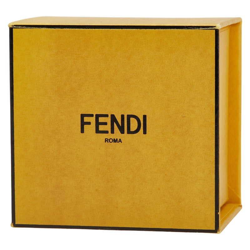 フェンディ エフイズ ラインストーン ピアス ゴールド メッキ レディース FENDI 【中古】