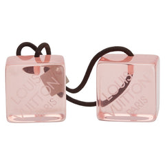 ルイ ヴィトン ヘアキューブ アンクルージョン ヘアアクセサリー ヘアゴム ピンク プラスチック レディース LOUIS VUITTON 【中古】