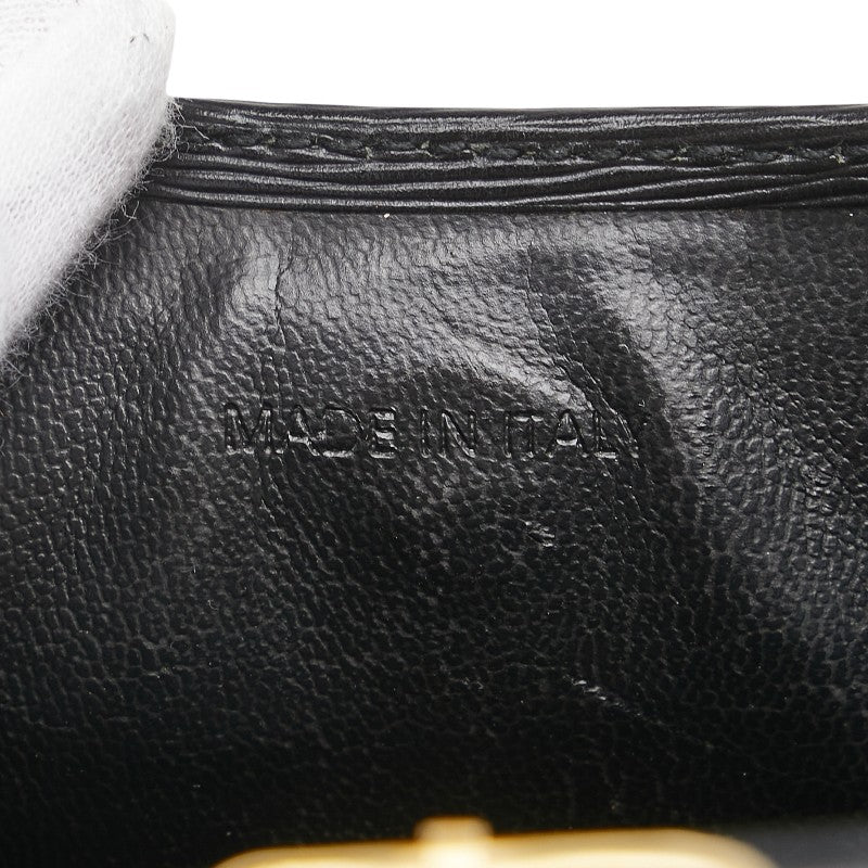 クロエ ミニバッグ チェーン ショルダーバッグ ミラー付き ブラック レザー レディース Chloe 【中古】