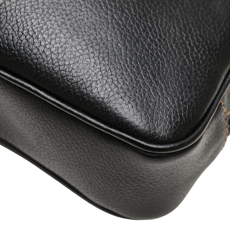 ダンヒル セカンドバッグ クラッチバッグ ブラック レザー レディース Dunhill 【中古】