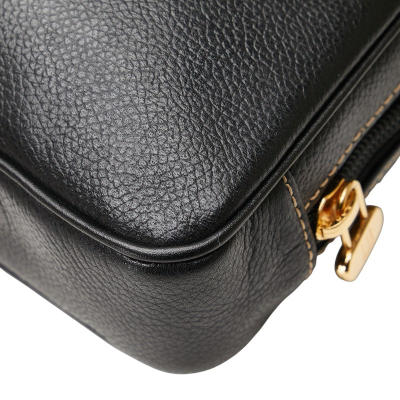ダンヒル セカンドバッグ クラッチバッグ ブラック レザー レディース Dunhill 【中古】