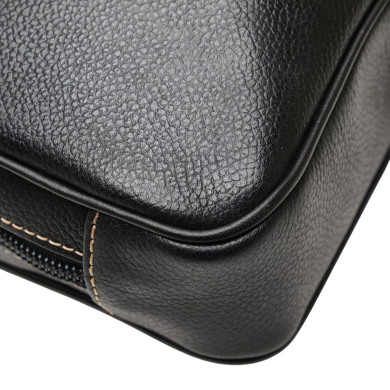 ダンヒル セカンドバッグ クラッチバッグ ブラック レザー レディース Dunhill 【中古】