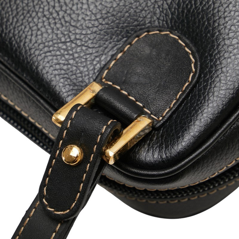 ダンヒル セカンドバッグ クラッチバッグ ブラック レザー レディース Dunhill 【中古】