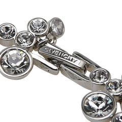 ジバンシー ラインストーン ブレスレット シルバー メタル レディース Givenchy 【中古】