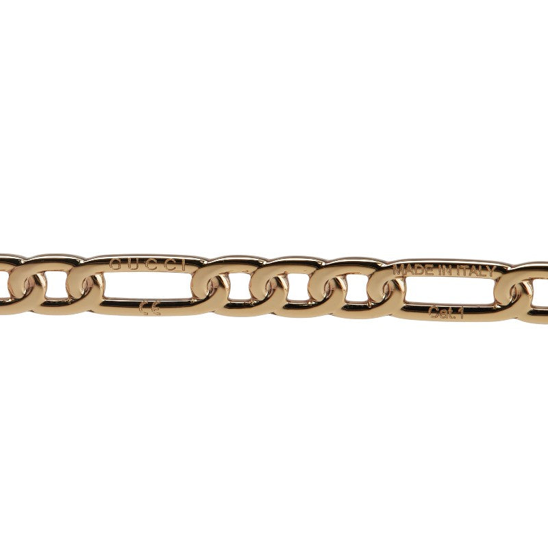 グッチ インターロッキングG チェーン サングラス GG0724S ゴールド プラスチック レディース GUCCI 【中古】