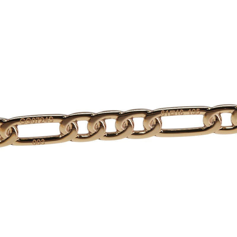 グッチ インターロッキングG チェーン サングラス GG0724S ゴールド プラスチック レディース GUCCI 【中古】