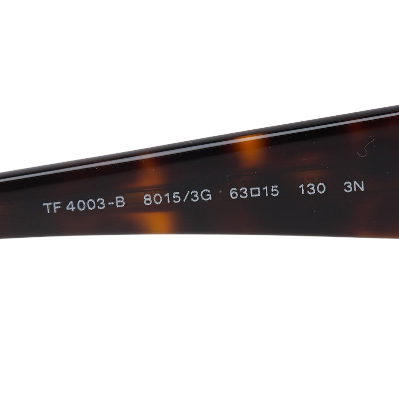 ティファニー アトラス ラインストーン サングラス TF4003-B ブラウン プラスチック レディース TIFFANY&Co. 【中古】