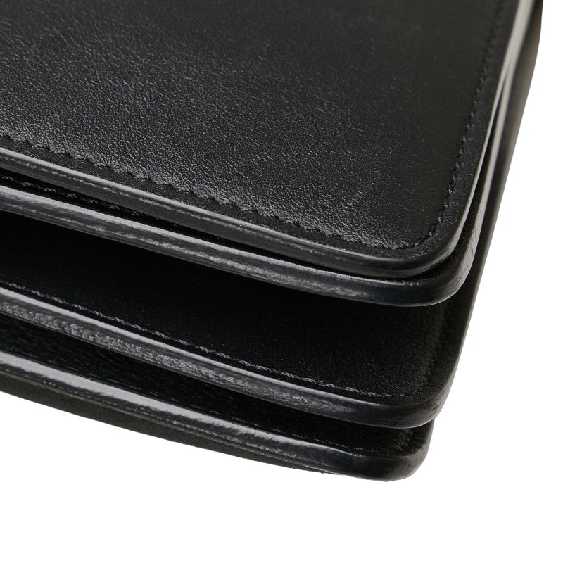クロエ フェイ ミディアム ショルダーバッグ ブラック ベージュ パイソン レザー スウェード レディース Chloe 【中古】
