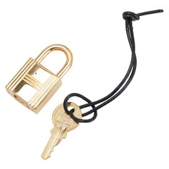 エルメス カデナ 南京錠 キー セット ゴールド メッキ レディース HERMES 【中古】