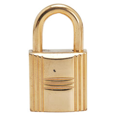 エルメス カデナ 南京錠 キー セット ゴールド メッキ レディース HERMES 【中古】