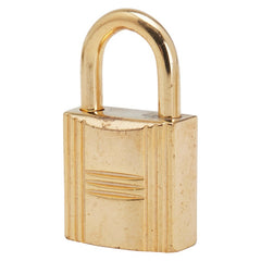 エルメス カデナ 南京錠 キー セット ゴールド メッキ レディース HERMES 【中古】