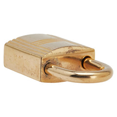 エルメス カデナ 南京錠 キー セット ゴールド メッキ レディース HERMES 【中古】