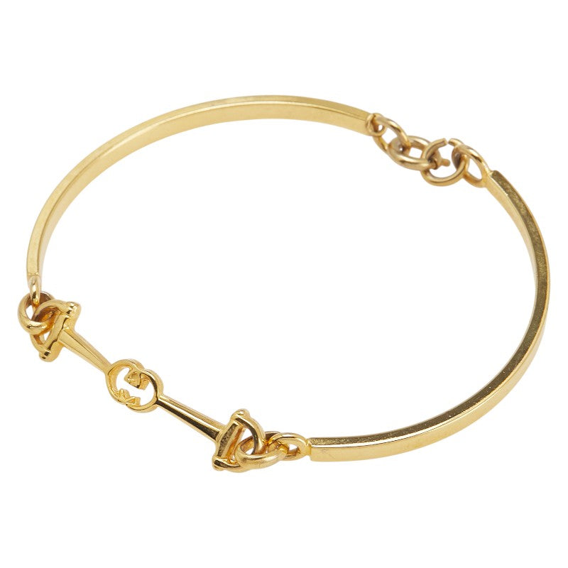 グッチ ホースビット GG ブレスレット ゴールド メッキ レディース GUCCI 【中古】