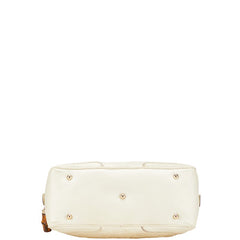 グッチ ホースビット モチーフ ミニボストンバッグ ハンドバッグ 154376 アイボリー レザー レディース GUCCI 【中古】