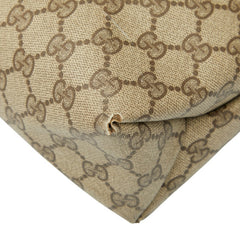 グッチ GGスプリーム トートバッグ 3902061 ブラウン PVC レザー レディース GUCCI 【中古】