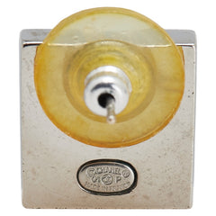 シャネル ココマーク スクエア ピアス シルバー メタル レディース CHANEL 【中古】