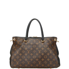 ルイ ヴィトン モノグラム パラス ハンドバッグ M42756 ブラウン ノワール PVC レザー レディース LOUIS VUITTON 【中古】