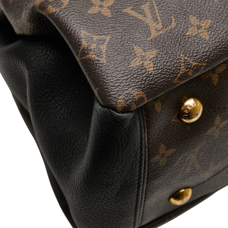 ルイ ヴィトン モノグラム パラス ハンドバッグ M42756 ブラウン ノワール PVC レザー レディース LOUIS VUITTON 【中古】
