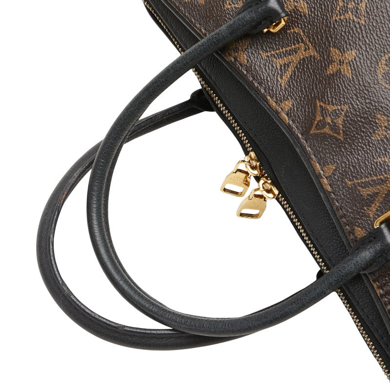 ルイ ヴィトン モノグラム パラス ハンドバッグ M42756 ブラウン ノワール PVC レザー レディース LOUIS VUITTON 【中古】