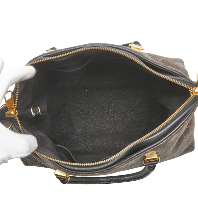 ルイ ヴィトン モノグラム パラス ハンドバッグ M42756 ブラウン ノワール PVC レザー レディース LOUIS VUITTON 【中古】