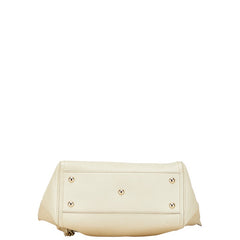 グッチ ソーホー ハンドバッグ ショルダーバッグ 2WAY 369176 ベージュ アイボリー レザー レディース GUCCI 【中古】