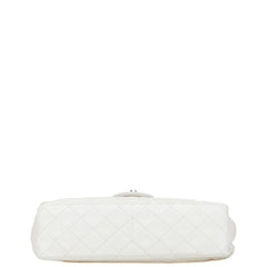 シャネル マトラッセ ココマーク チェーン ショルダーバッグ ホワイト ラムスキン レディース CHANEL 【中古】