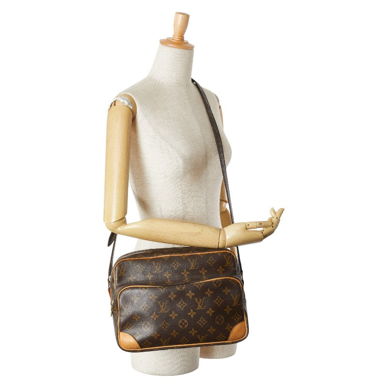 ルイ ヴィトン モノグラム ナイル ショルダーバッグ M45244 ブラウン PVC レザー レディース LOUIS VUITTON 【中古】