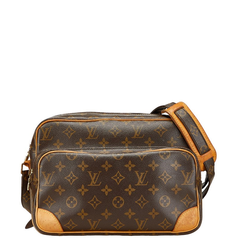 ルイ ヴィトン モノグラム ナイル ショルダーバッグ M45244 ブラウン PVC レザー レディース LOUIS VUITTON 【中古】