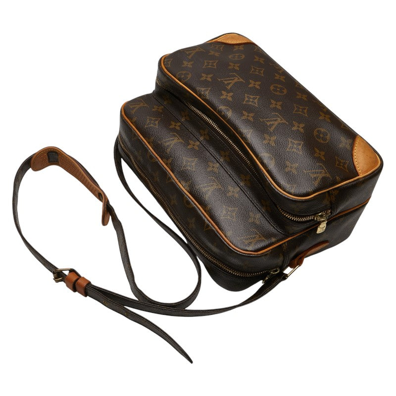 ルイ ヴィトン モノグラム ナイル ショルダーバッグ M45244 ブラウン PVC レザー レディース LOUIS VUITTON 【中古】