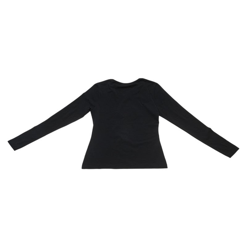 ロエベ Tシャツ 長袖 カットソー サイズ：M ブラック ナイロン ポリウレタン レディース LOEWE 【中古】