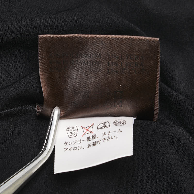 ロエベ Tシャツ 長袖 カットソー サイズ：M ブラック ナイロン ポリウレタン レディース LOEWE 【中古】