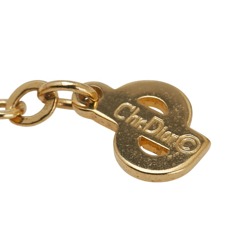 ディオール CDロゴ ペンダントネックレス ゴールド メッキ レディース Dior 【中古】