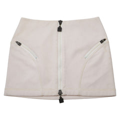 シャネル スポーツライン ジップデザイン スカート サイズ:38 P23619V14368 ライトピンク ポリエステル レディース CHANEL 【中古】