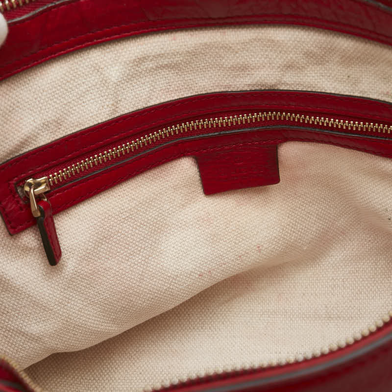 グッチ ソーホー ハンドバッグ ショルダーバッグ 2WAY レッド レザー レディース GUCCI 【中古】