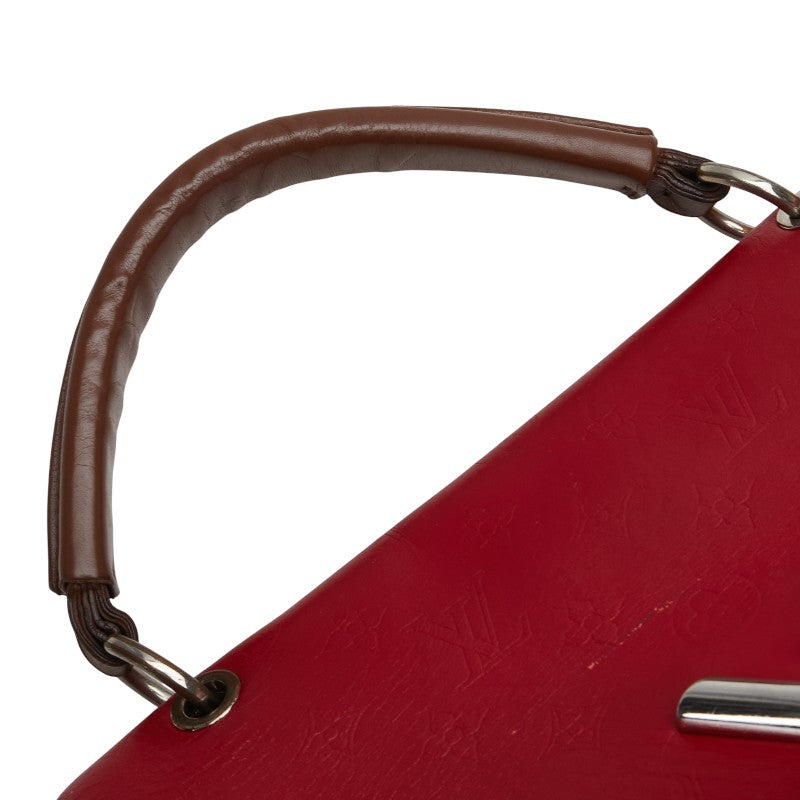 ルイ ヴィトン モノグラム ヴェリー ハンドバッグ ショルダーバッグ 2WAY M42905 レッド ブラウン レザー レディース LOUIS VUITTON 【中古】
