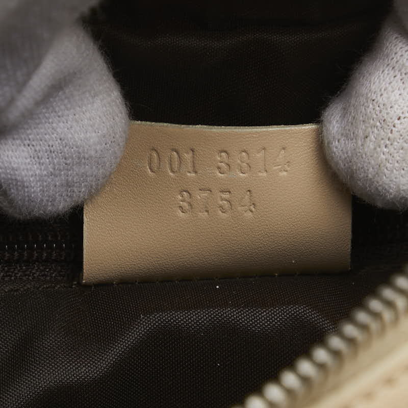 グッチ ワンショルダーバッグ 001 3814 3754 ベージュ レザー レディース GUCCI 【中古】