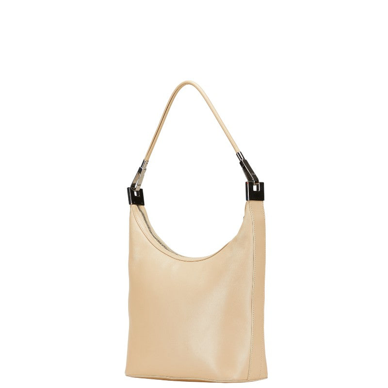グッチ ワンショルダーバッグ 001 3814 3754 ベージュ レザー レディース GUCCI 【中古】