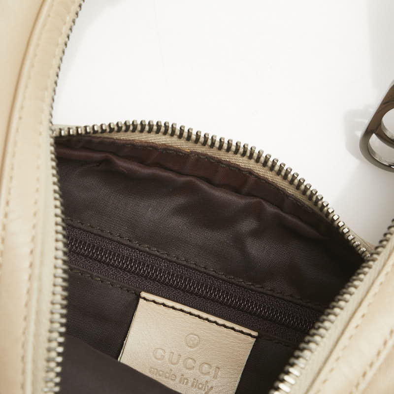 グッチ ワンショルダーバッグ 001 3814 3754 ベージュ レザー レディース GUCCI 【中古】