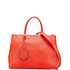 フェンディ トゥージュール ハンドバッグ ショルダーバッグ 2WAY 8BH250 レッド レザー レディース FENDI 【中古】