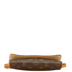 ルイ ヴィトン モノグラム ポシェット ツインPM ショルダーバッグ M51854 ブラウン PVC レザー レディース LOUIS VUITTON 【中古】