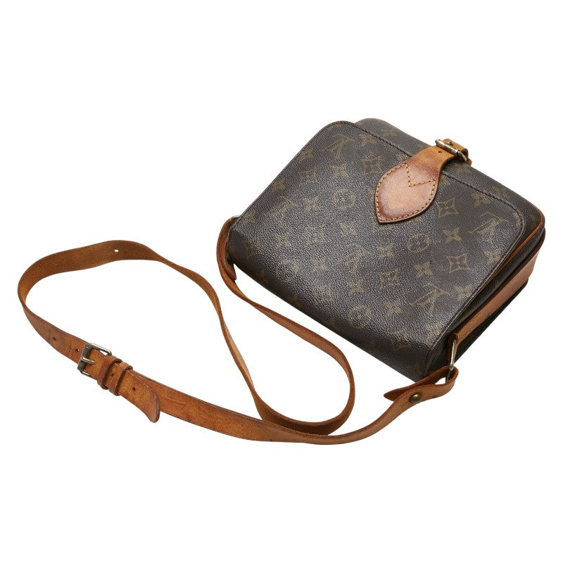 ルイ ヴィトン モノグラム カルトシェール22 ショルダーバッグ M51253 ブラウン PVC レザー レディース LOUIS VUITTON 【中古】