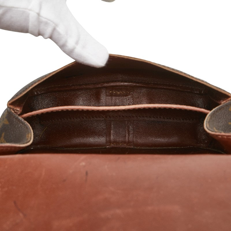 ルイ ヴィトン モノグラム カルトシェール22 ショルダーバッグ M51253 ブラウン PVC レザー レディース LOUIS VUITTON 【中古】