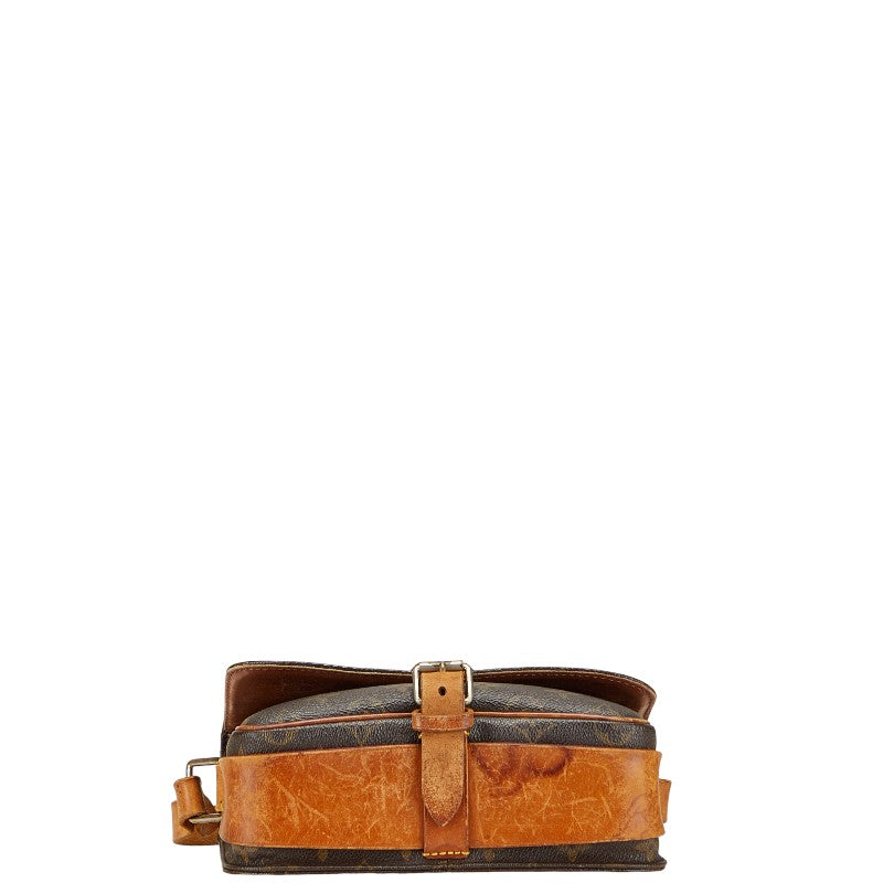 ルイ ヴィトン モノグラム カルトシェール22 ショルダーバッグ M51253 ブラウン PVC レザー レディース LOUIS VUITTON 【中古】