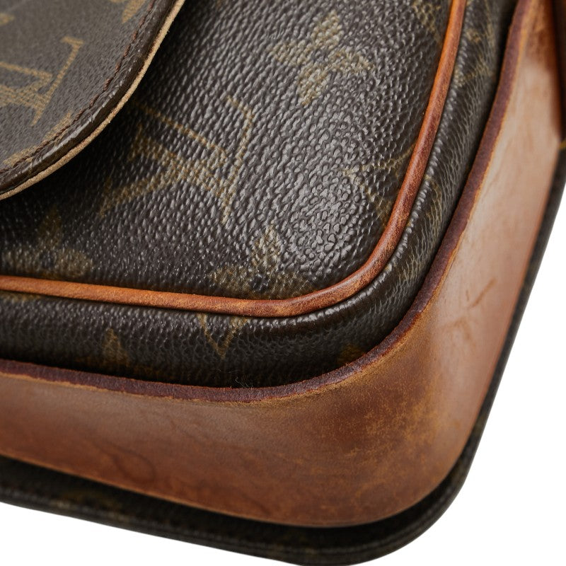 ルイ ヴィトン モノグラム カルトシェール22 ショルダーバッグ M51253 ブラウン PVC レザー レディース LOUIS VUITTON 【中古】